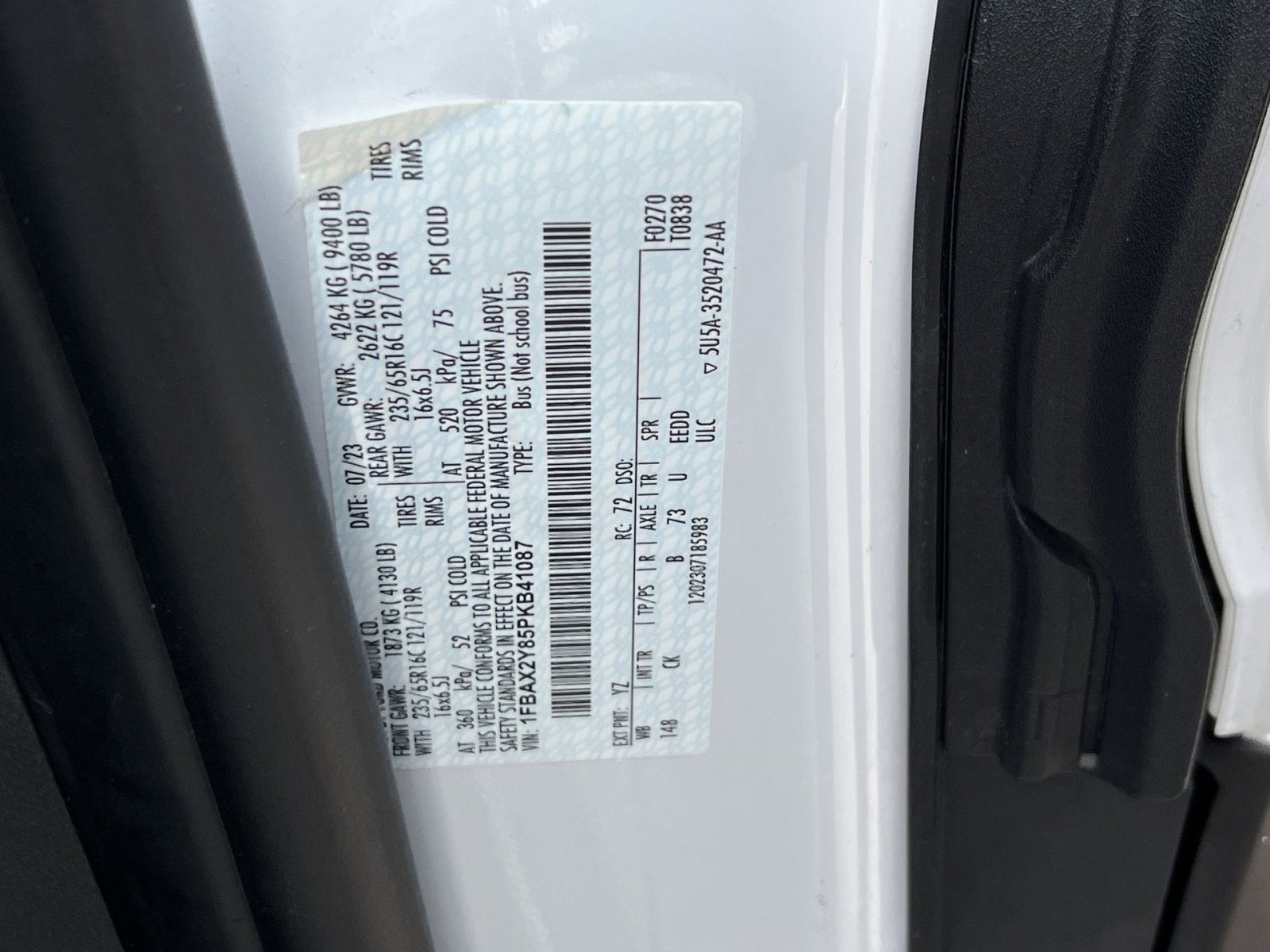 2023 Ford Transit-350 XLT