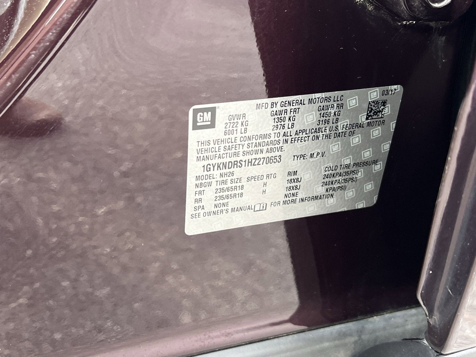 2017 Cadillac XT5 Luxury