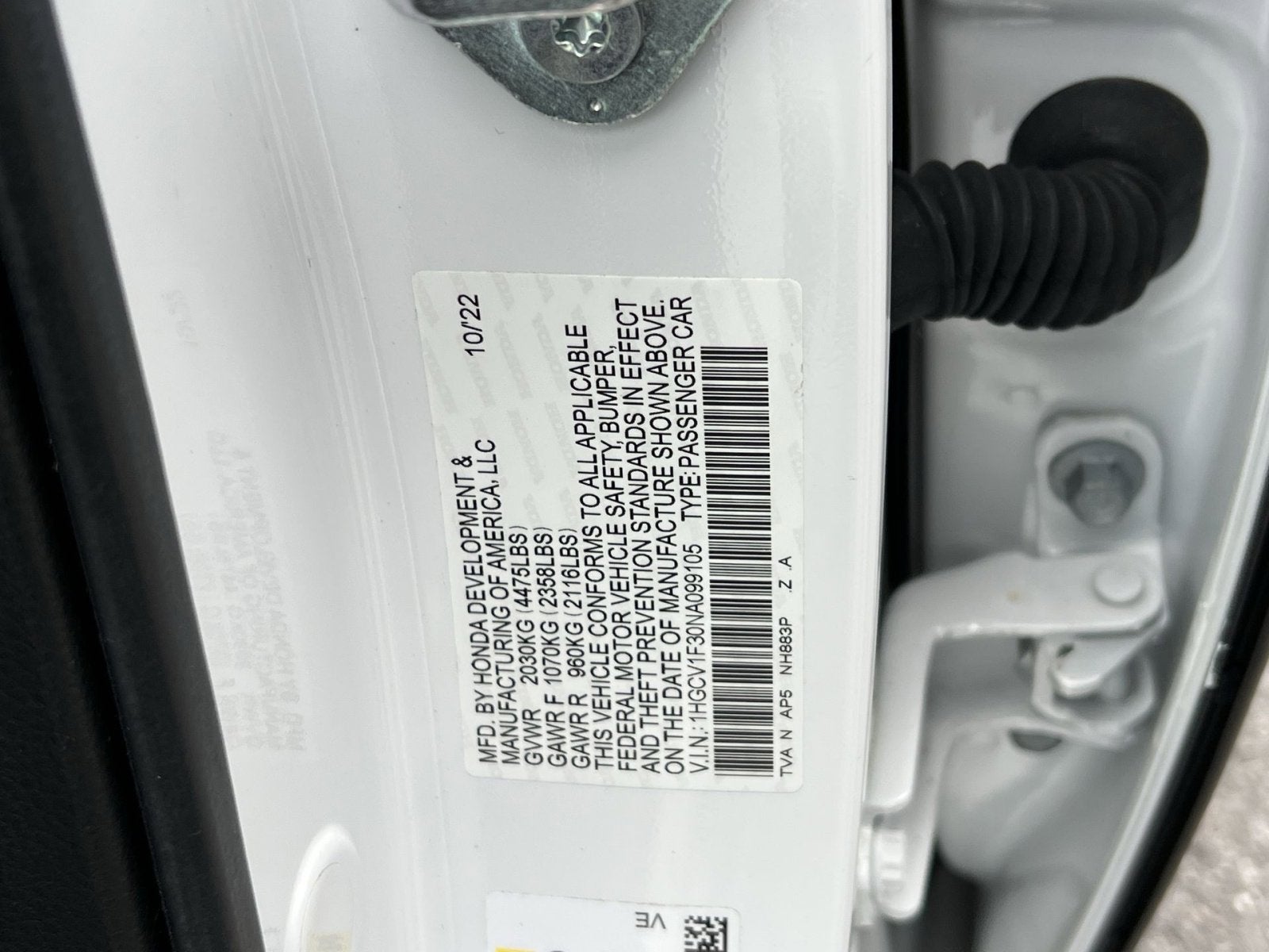 2022 Honda Accord Sport