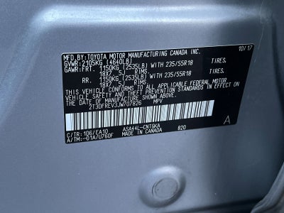 2018 Toyota RAV4 Limited