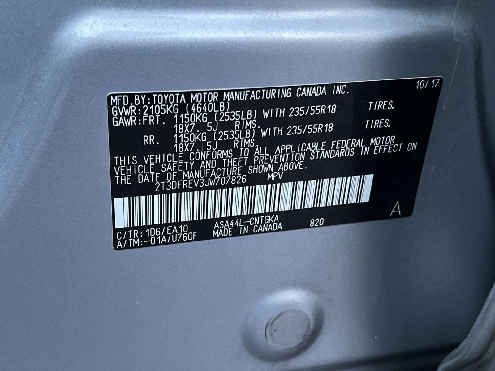 2018 Toyota RAV4 Limited