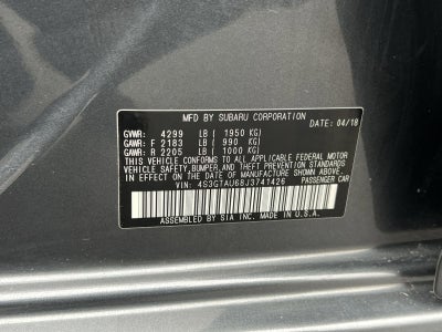 2018 Subaru Impreza 2.0i Limited