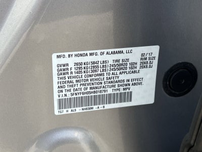2017 Honda Pilot Elite