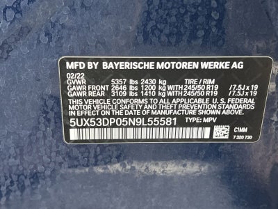2022 BMW X3 xDrive30i