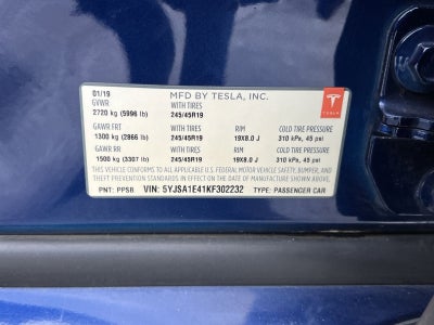 2019 Tesla Model S 100D