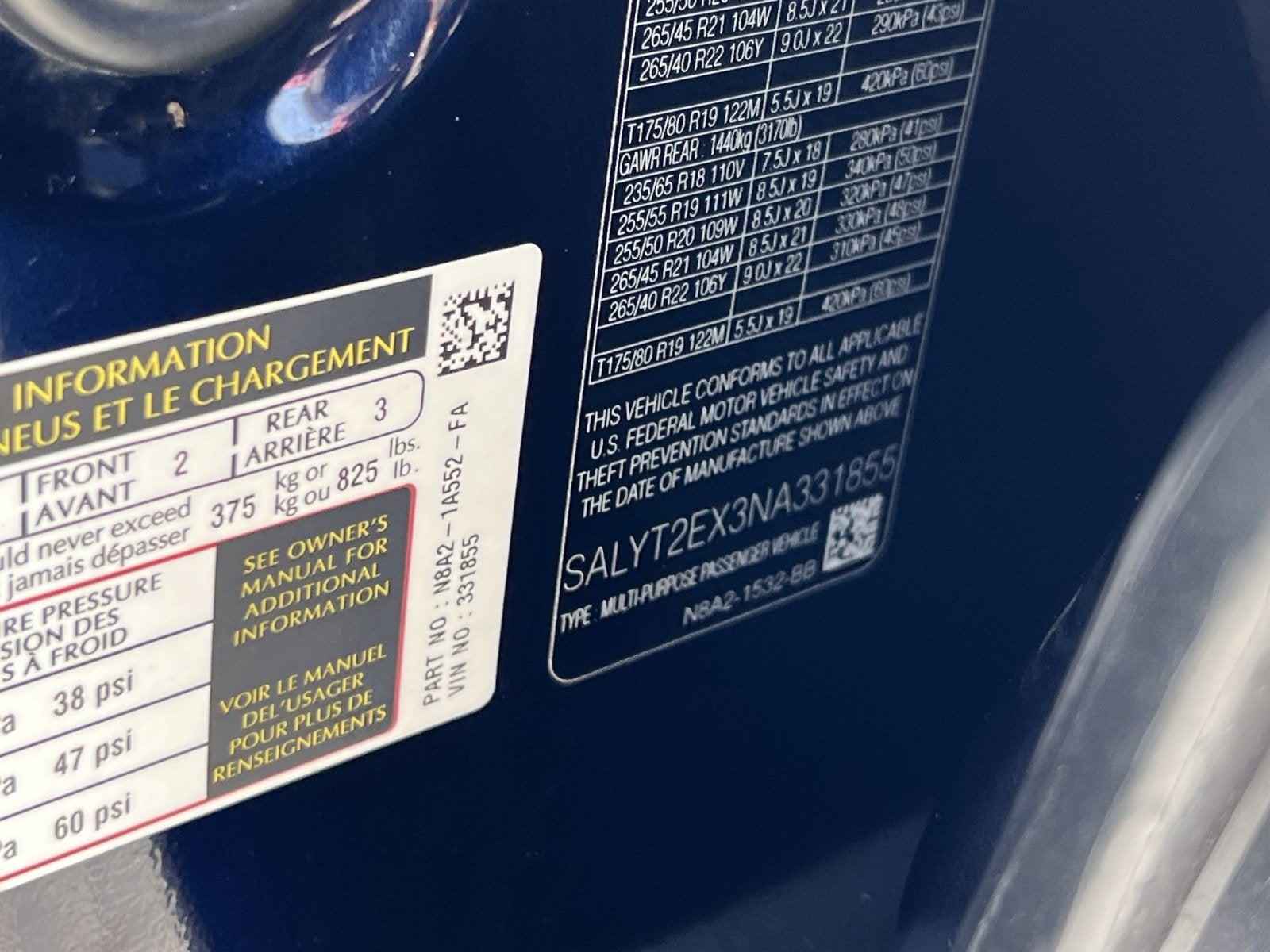 2022 Land Rover Range Rover Velar P250 R-Dynamic S