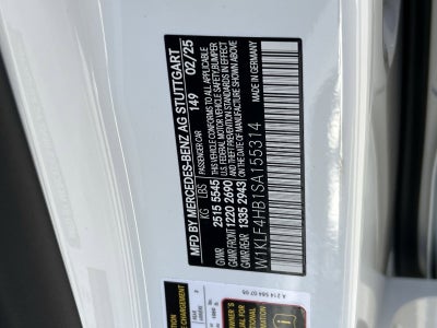 2025 Mercedes-Benz E-Class E 350