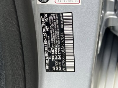 2021 Mercedes-Benz E-Class E 350