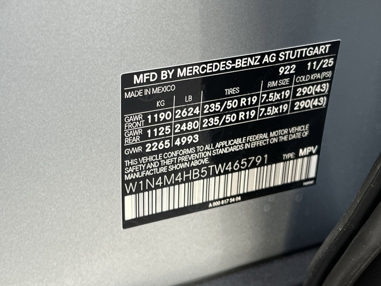 2026 Mercedes-Benz GLB GLB 250