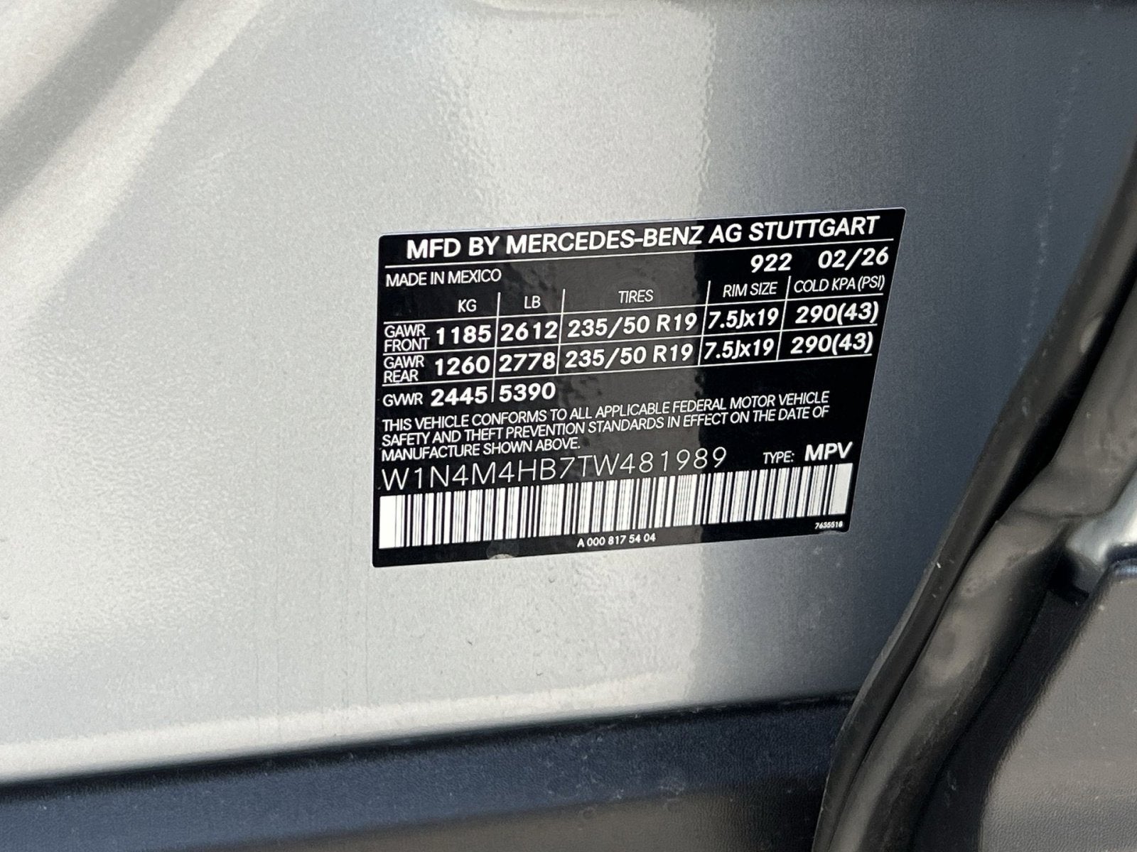 2026 Mercedes-Benz GLB GLB 250