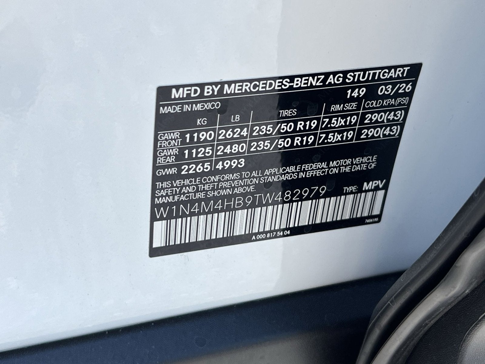 2026 Mercedes-Benz GLB GLB 250