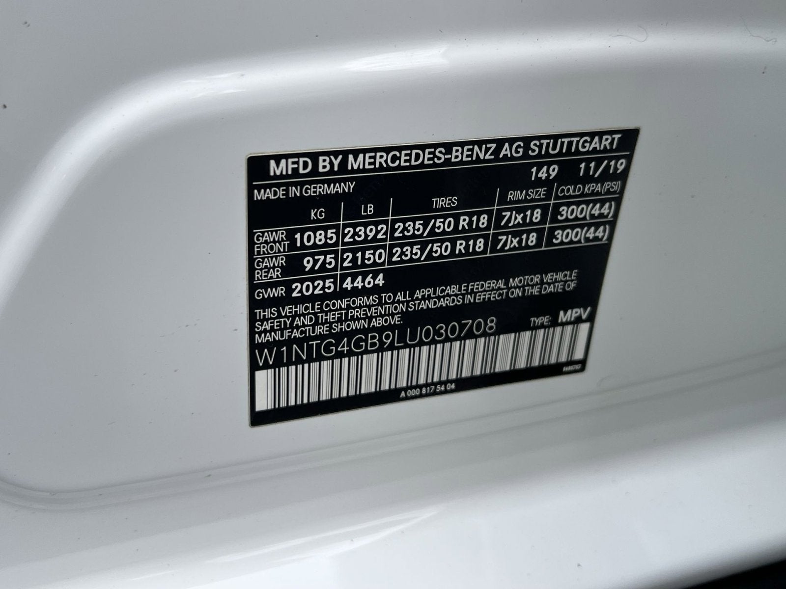 2020 Mercedes-Benz GLA GLA 250