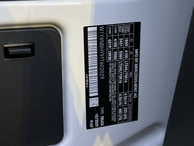 2026 Mercedes-Benz Sprinter 2500 Cargo 144 WB