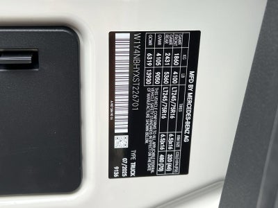 2025 Mercedes-Benz Sprinter 2500 Cargo 144 WB