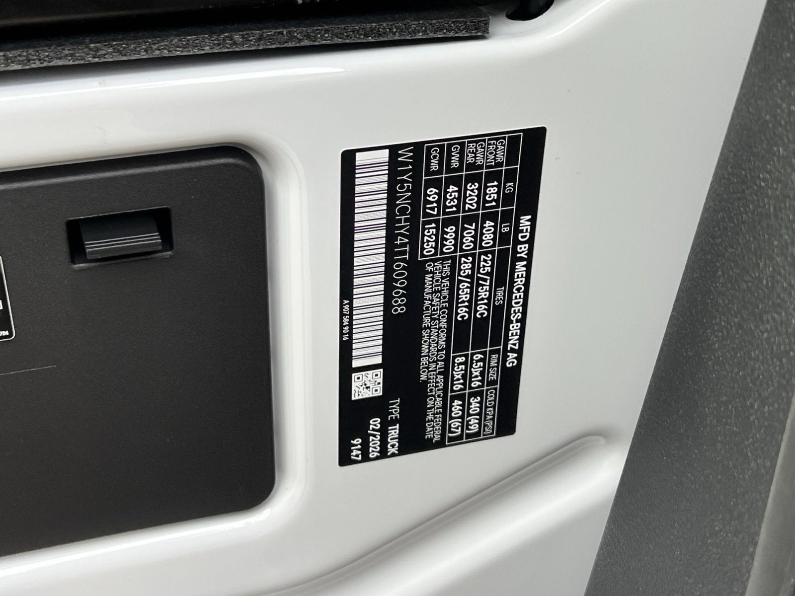 2026 Mercedes-Benz Sprinter 3500 Cargo 170 WB