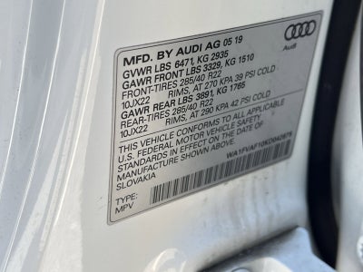 2019 Audi Q8 3.0T Prestige