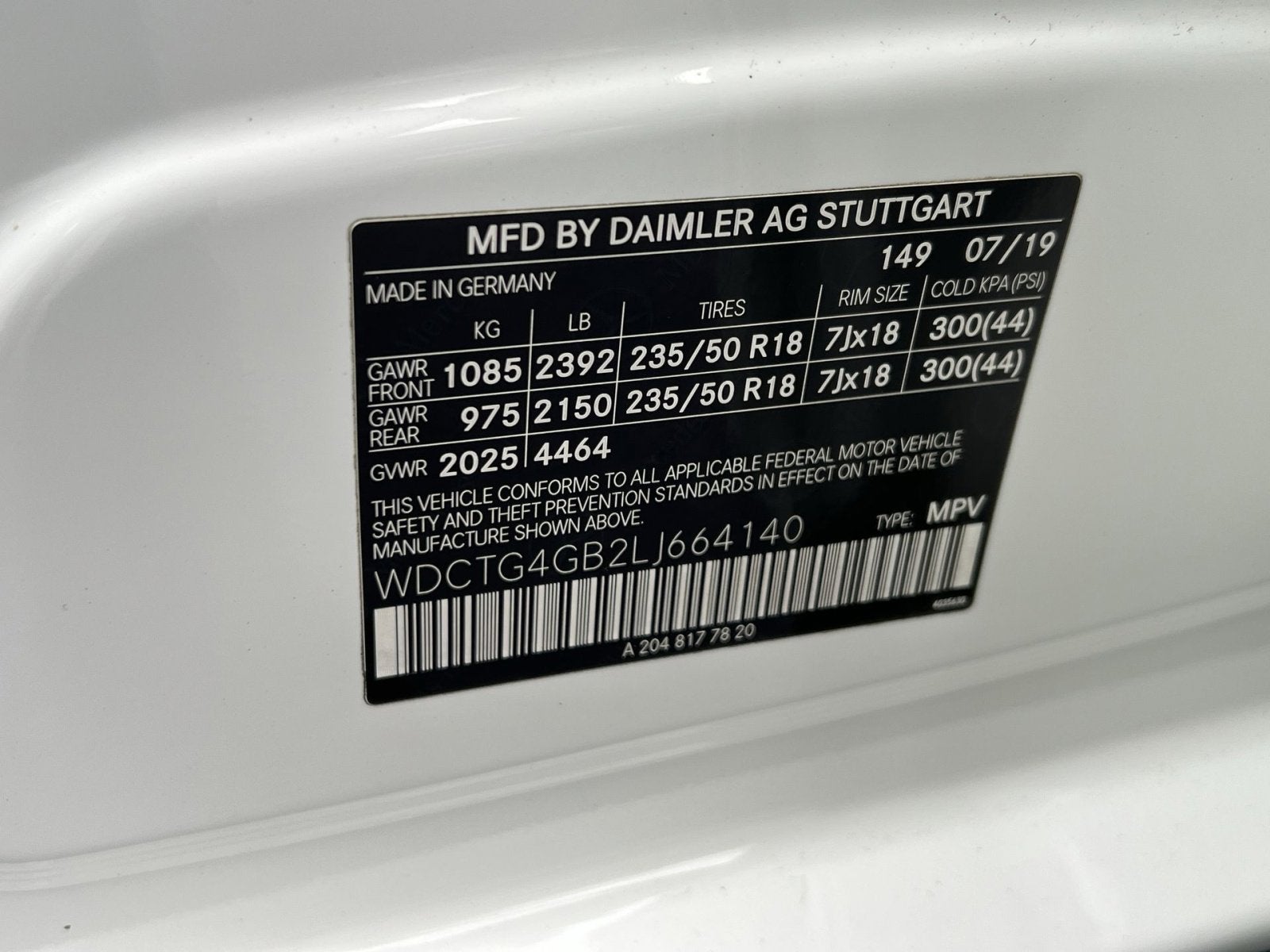 2020 Mercedes-Benz GLA GLA 250