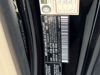 2013 Mercedes-Benz SL-Class SL 550