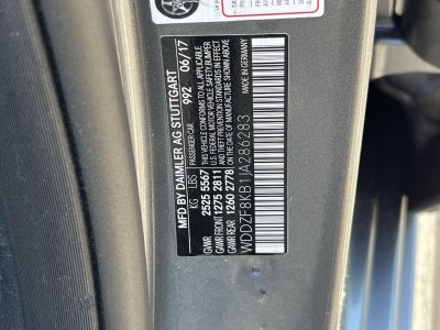 2018 Mercedes-Benz E-Class E 63 S AMG®