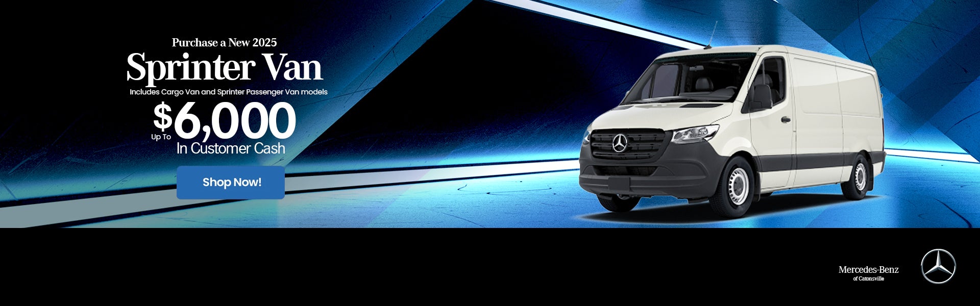 2025 Mercedes Sprinter Rebate Offer