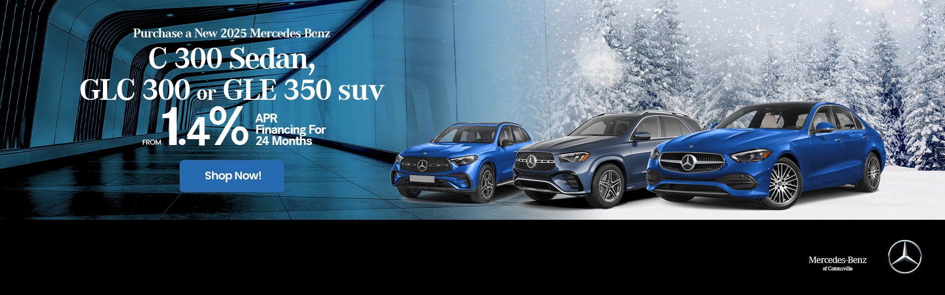 2025 Mercedes C Class, GLC, and GLE APR Offer