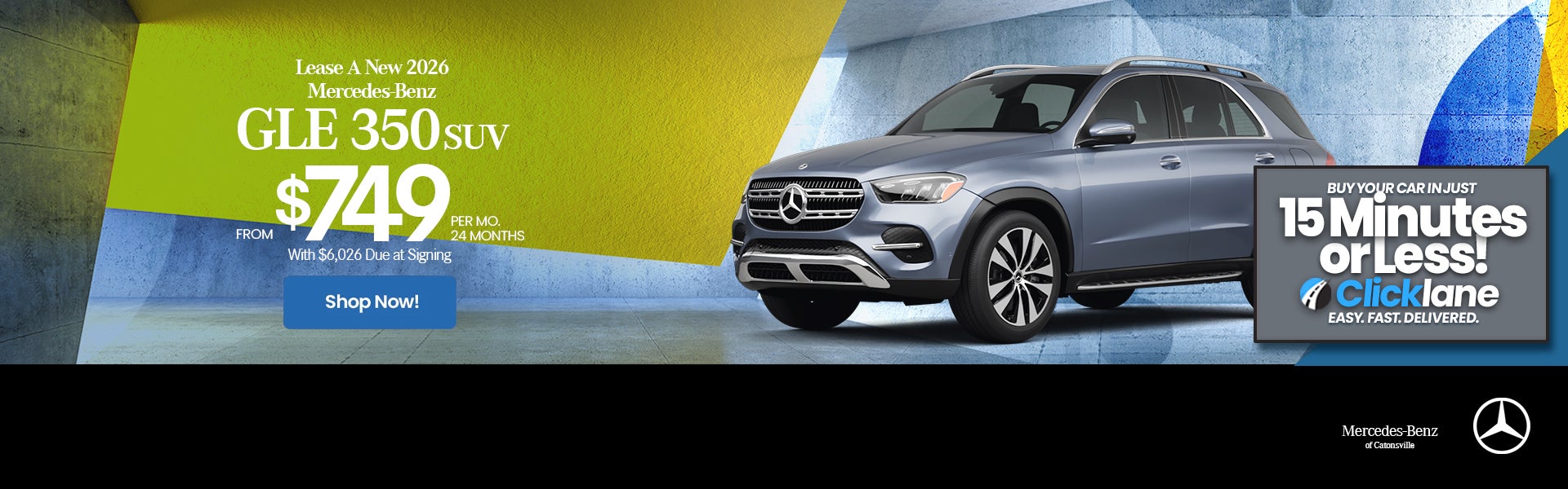 2026 Mercedes GLE 350 SUV Lease Offer