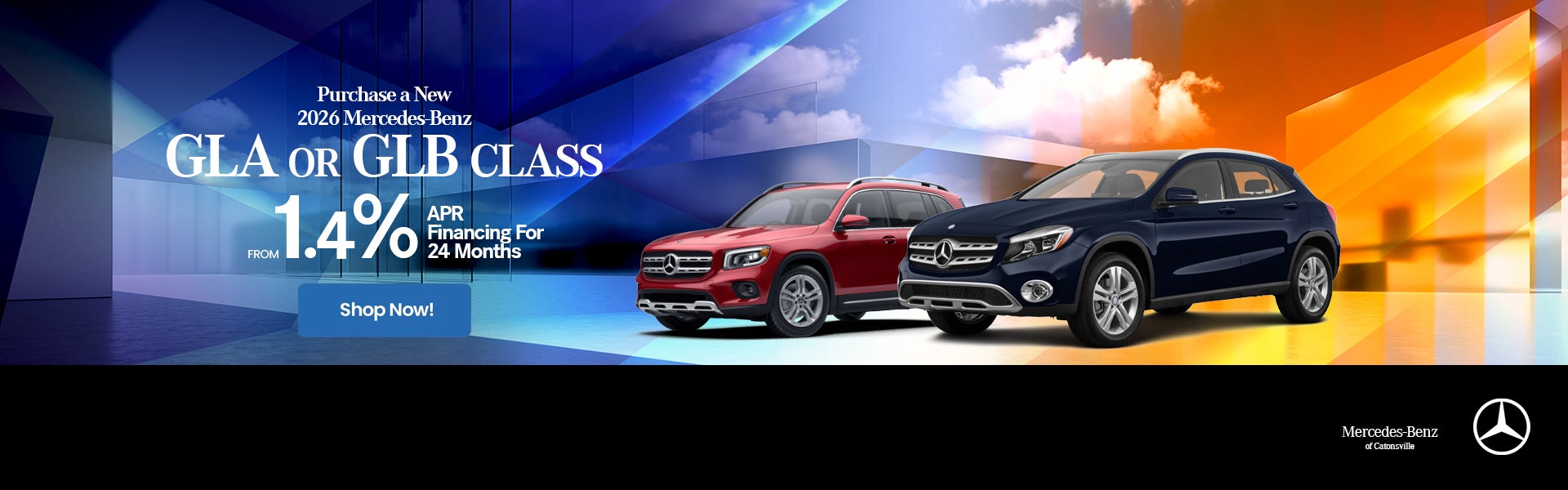 2026 Mercedes GLA or GLB APR Offer