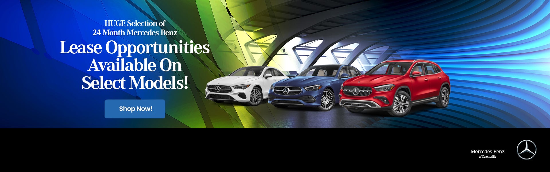 Lease opportunities available on select models